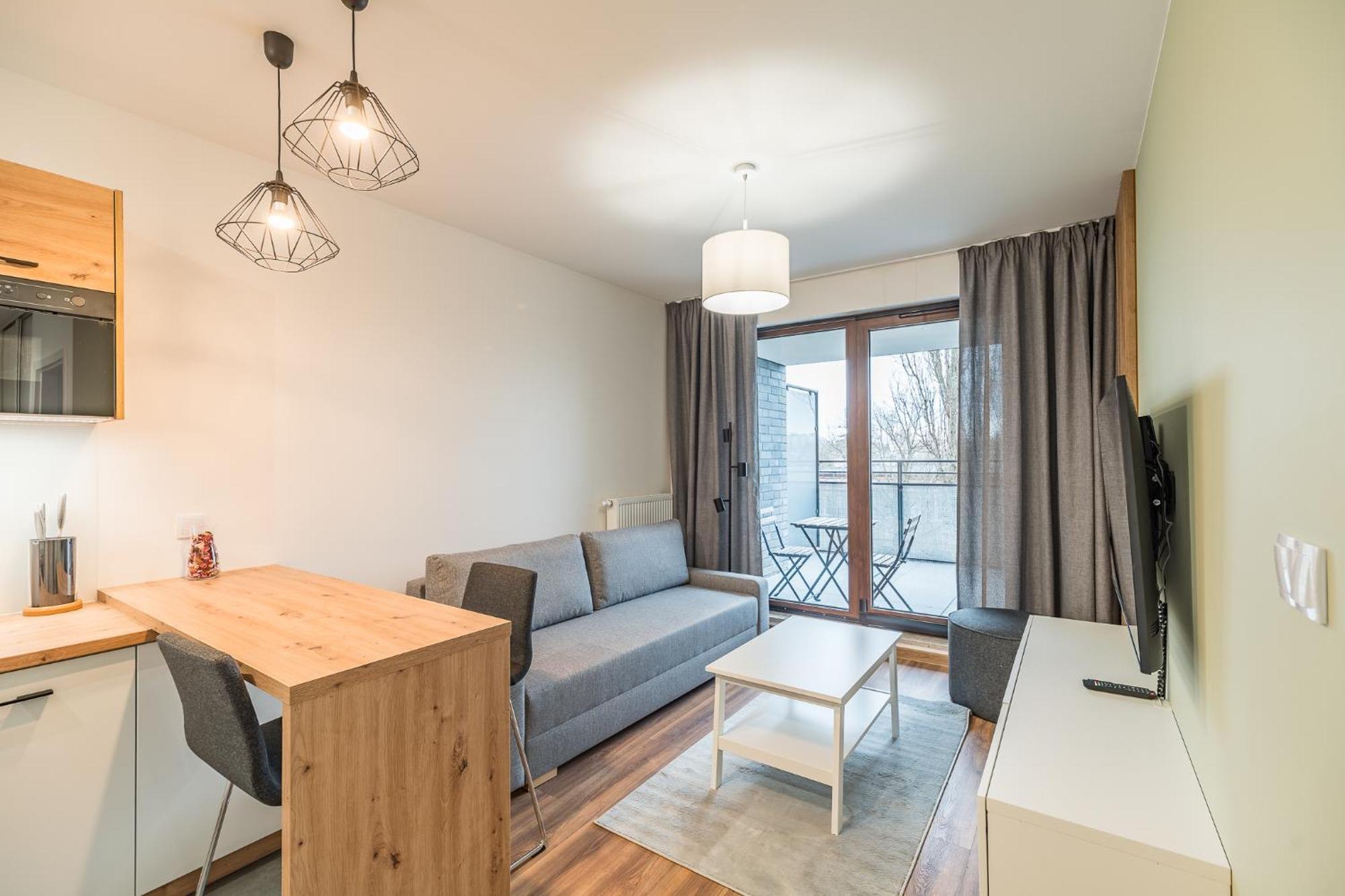 Apartment Business - City View With Balcony & Parking By Rentujemy Krakow